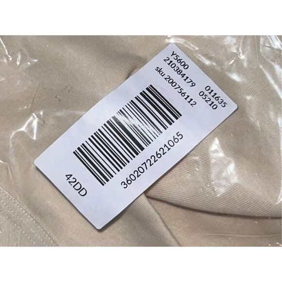 NWT Plus Size Cacique Wireless Full Coverage Unlined Tan Bralette Size 42DD - Picture 5 of 6
